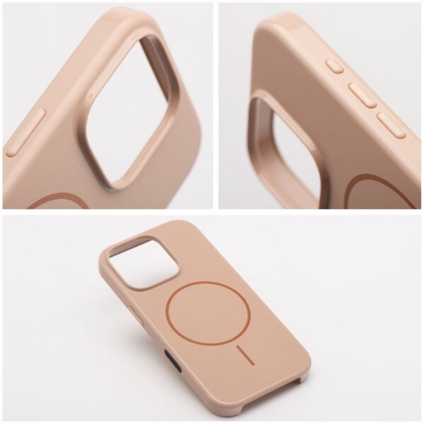 Glossy Mag Cover compatible with MagSafe for IPHONE 15 PRO MAX desert gold