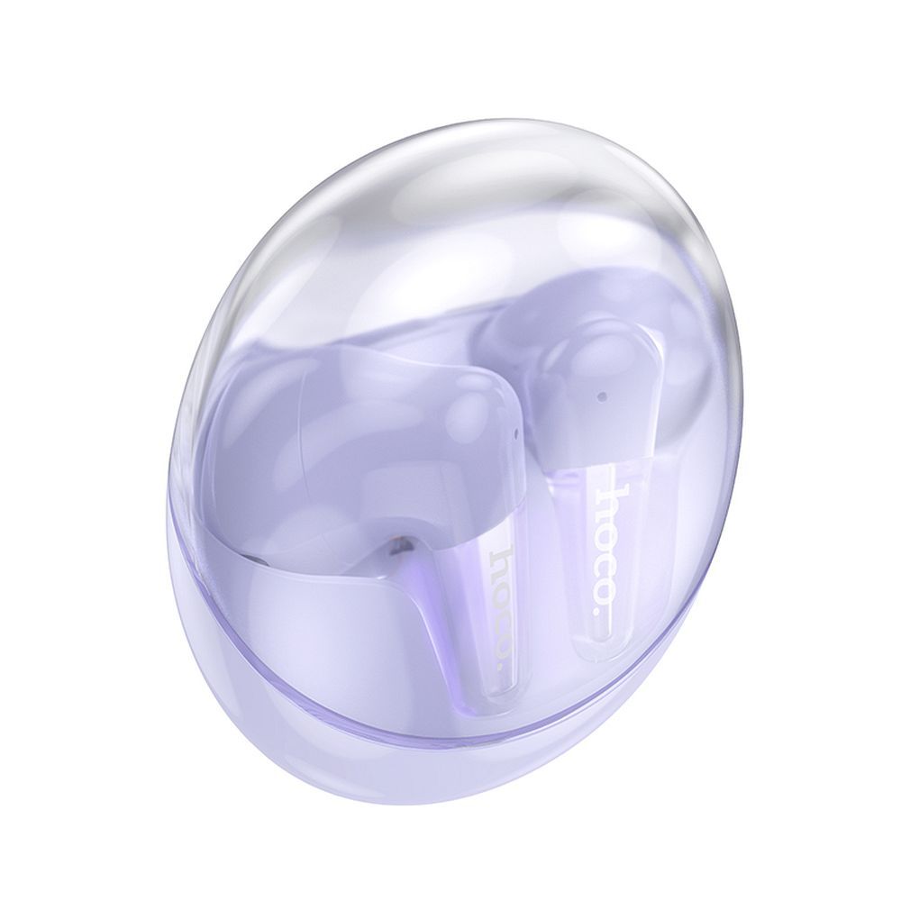 28c32d5676ca3cd73d7d53be2d5e38fc HOCO wireless earphones bluetooth TWS EW202 purple