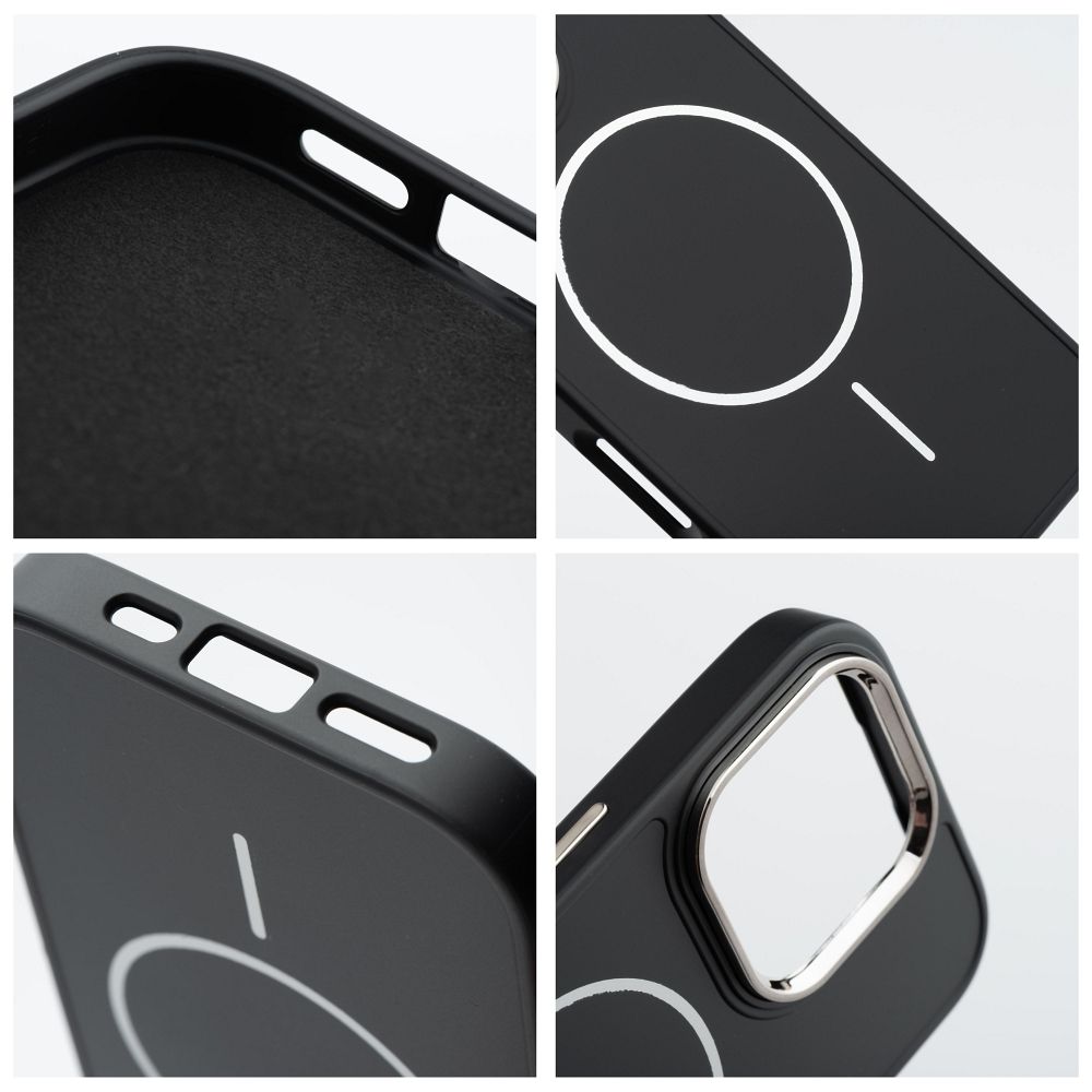 FRAME MAG COVER Case compatible with MagSafe for IPHONE 12 black