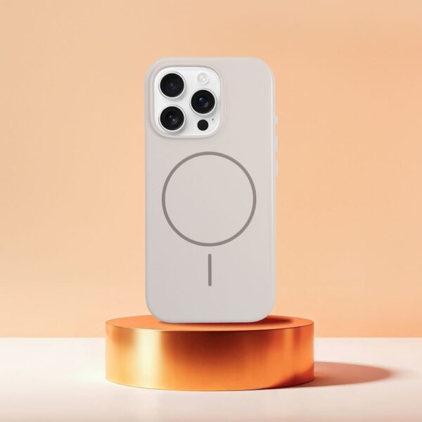 Glossy Mag Cover compatible with MagSafe for IPHONE 17 Air white