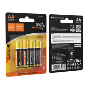 Alkaline battery R6 (AA) Hoco DLR01 4 pcs
