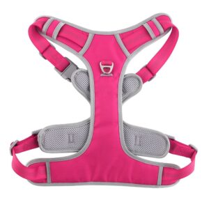 Dog harness OXFORD B size S pink grey