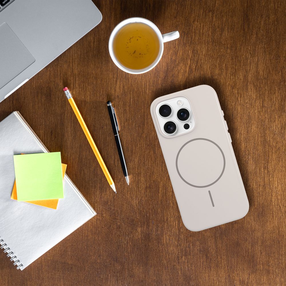 Glossy Mag Cover compatible with MagSafe for IPHONE 13 PRO MAX white