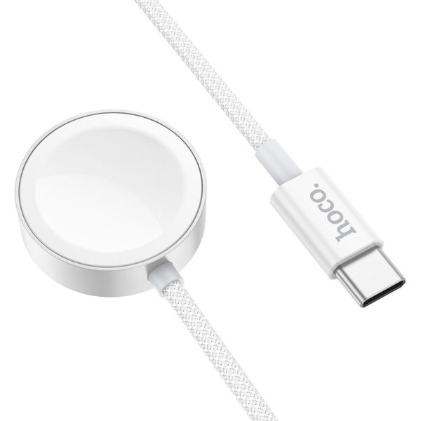 HOCO wireless charger Type C compatible with APPLE Watch and SAMSUNG Watch CW59 white