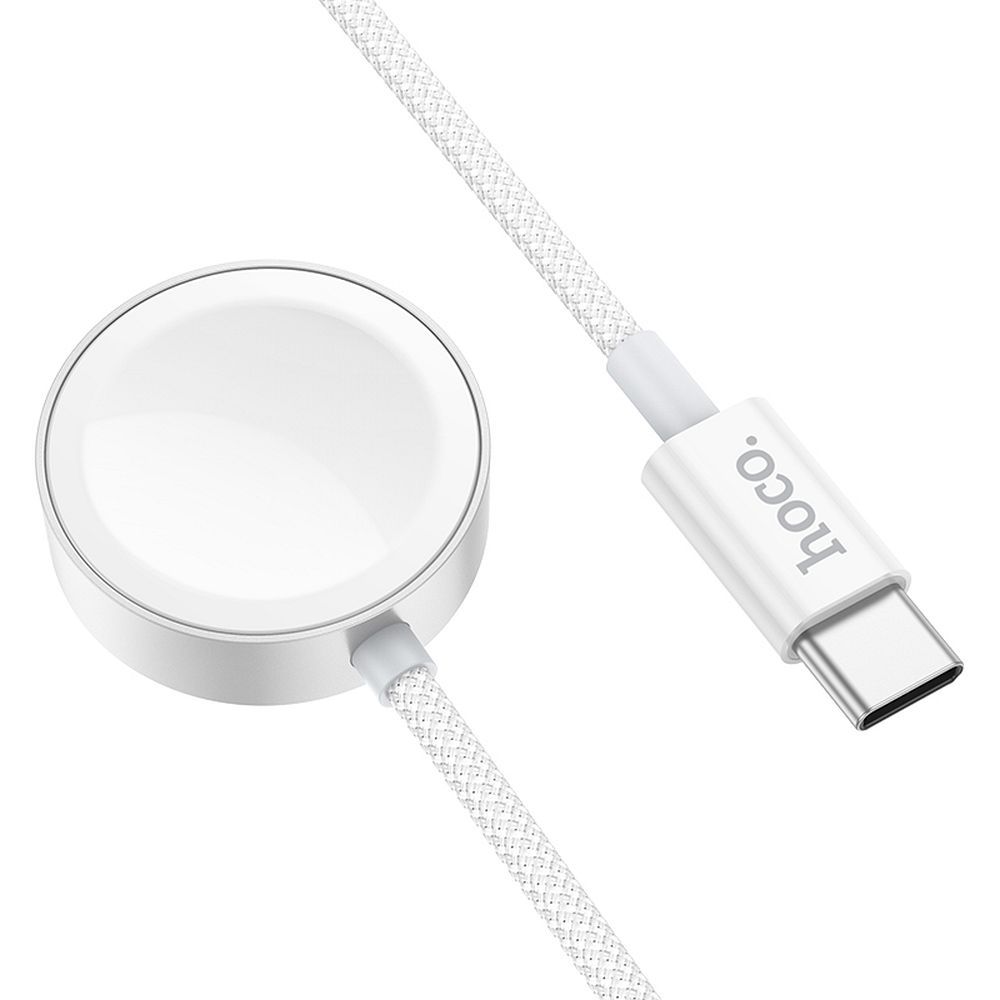 HOCO wireless charger Type C compatible with APPLE Watch and SAMSUNG Watch CW59 white
