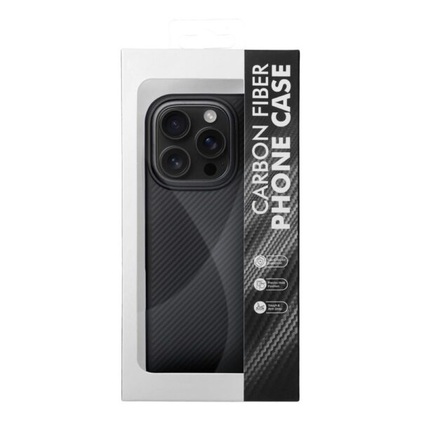 Carbon Elite Mag Cover compatible with MagSafe for IPHONE 17 AIR black