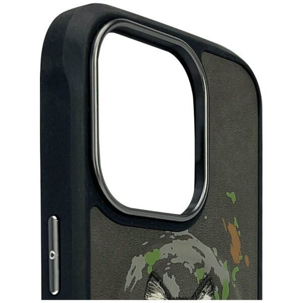 315aac2007f4a88fcd905c9f339a6dd8 NIMMY case WOLF compatible with MagSafe for IPHONE 16 Pro Max dark gray