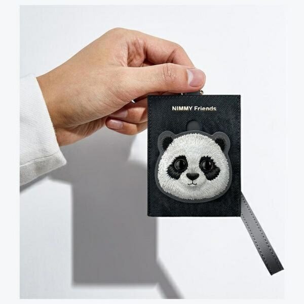 31f67ab0df4dcf75309e73c98c2aff10 NIMMY card wallet BIG EYED PET 2.0 Panda black