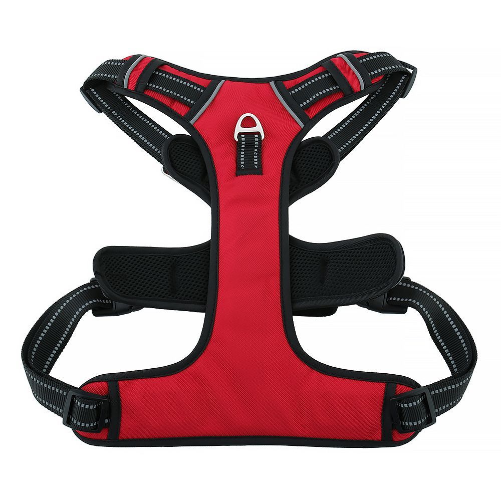 Dog harness OXFORD A size S red black