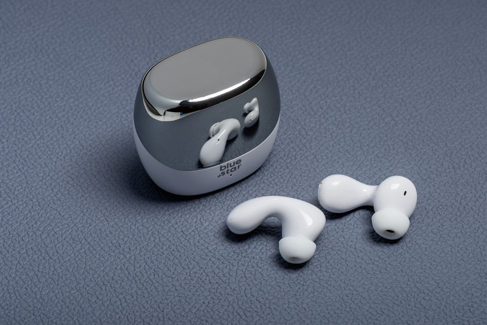 361dd73781db92b78d9ed10b3566a2e5 Wireless earbuds Blue Star BK92 TWS white