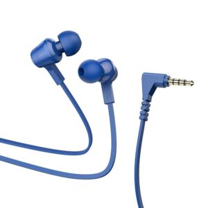 HOCO wire earphones Jack 3,5 mm with microphone M86 blue