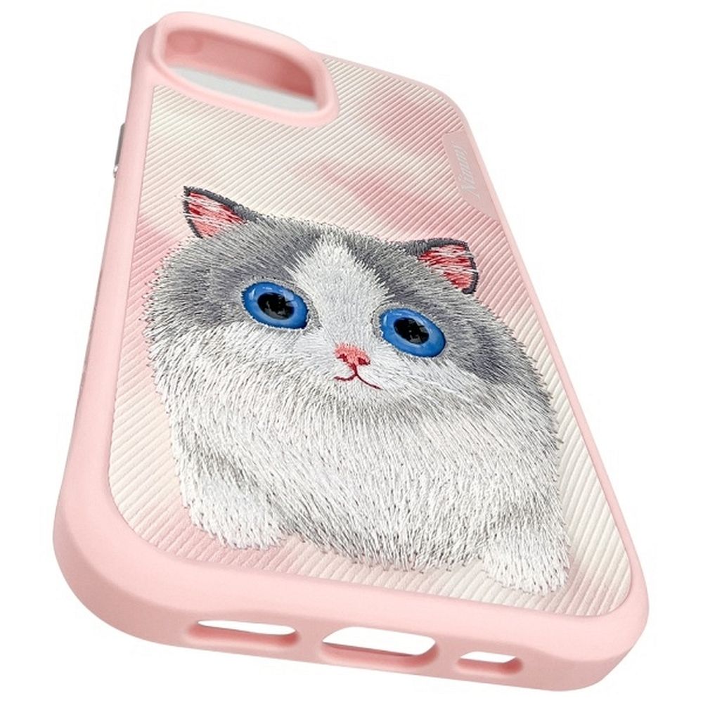 NIMMY case BIG EYED PET 2.0 Cat for IPHONE 15 pink