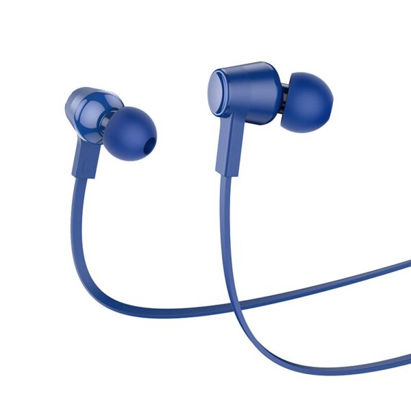HOCO wire earphones Jack 3,5 mm with microphone M86 blue