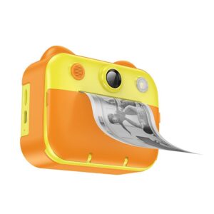 Digital kids camera with printer and selfie function Hoco 2,4" DV204 yellow