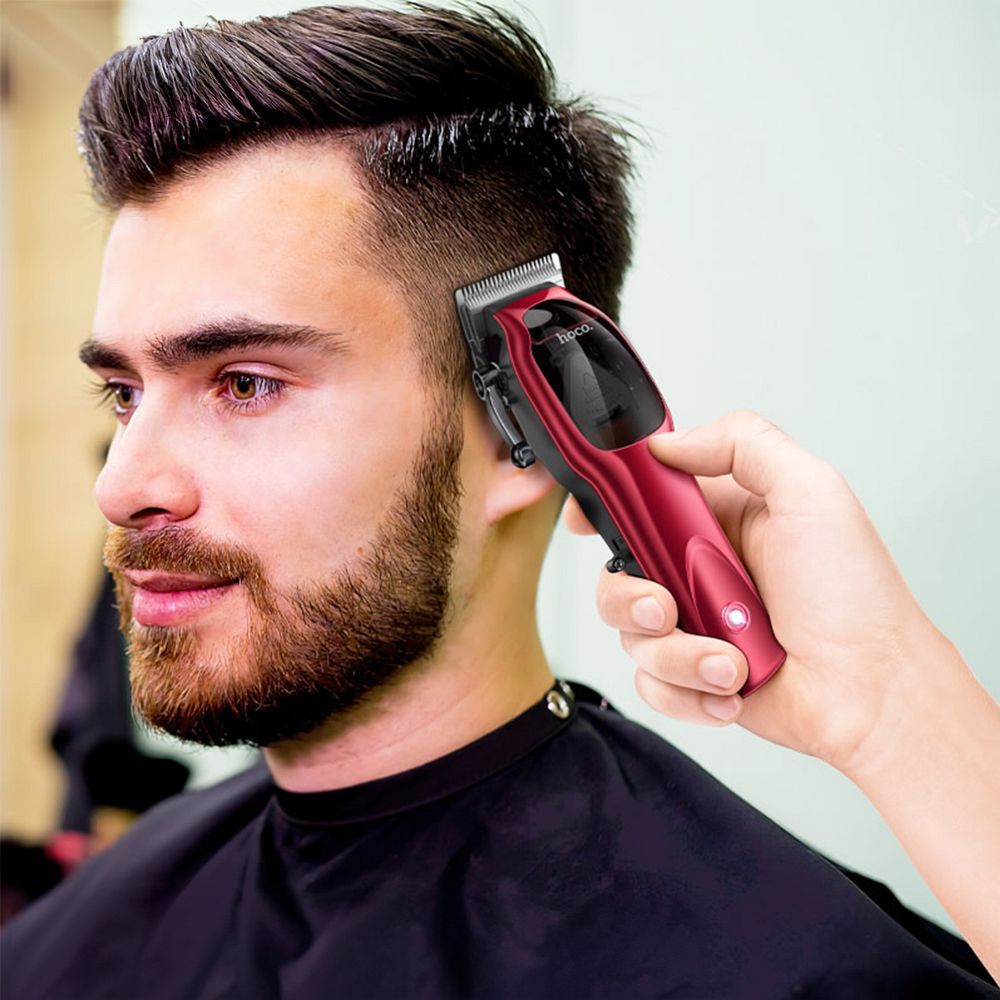 3808dc903afad76dd5b67e5b791374f3 Hair clipper Hoco DAR23 red