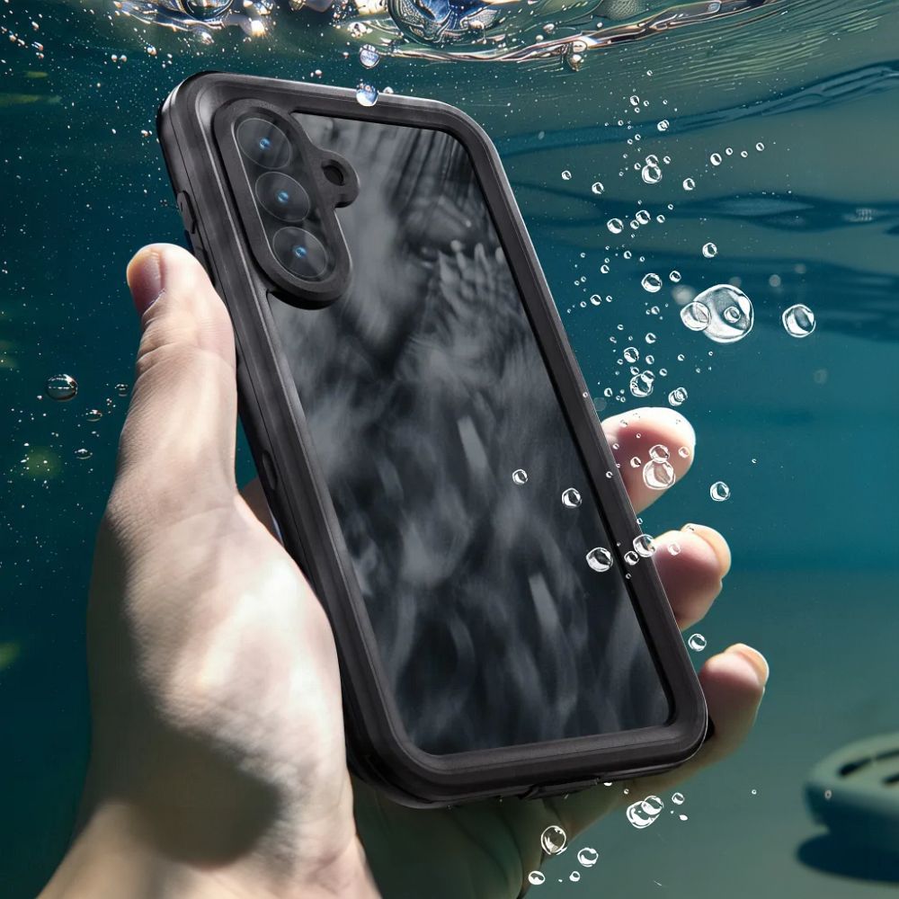 Waterproof case SHELLBOX A56 for SAMSUNG A56 black