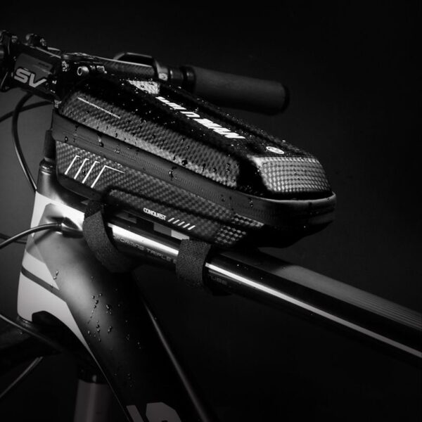 WILDMAN traveling bag for bike frame with zipper 1L E5S black