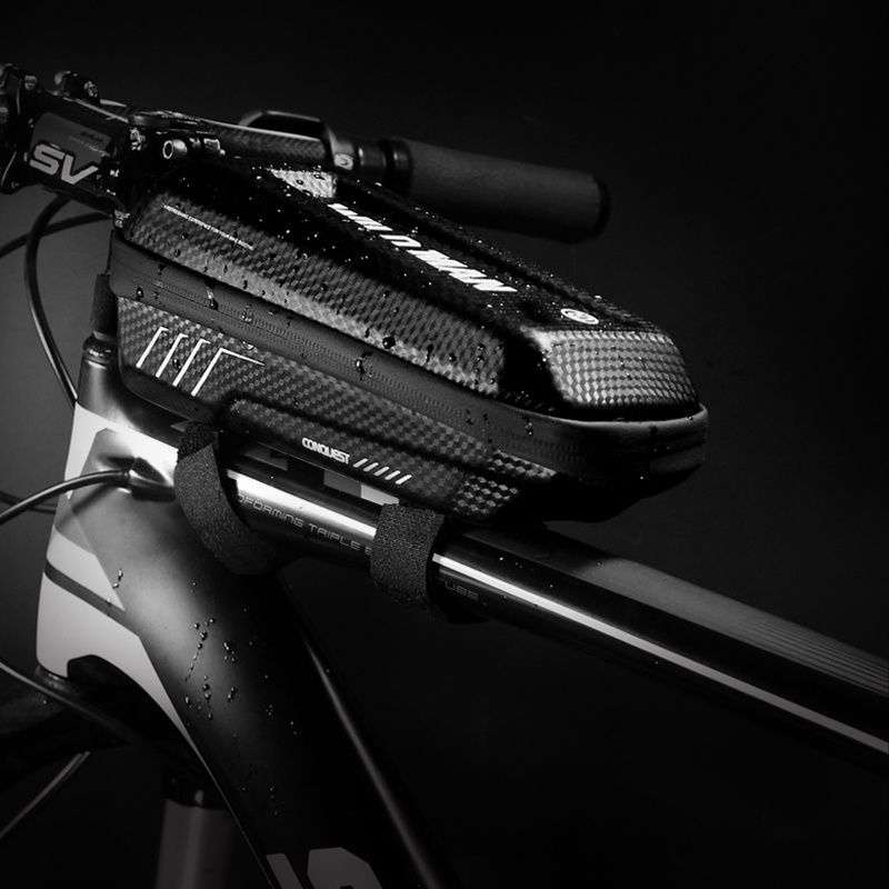 WILDMAN traveling bag for bike frame with zipper 1L E5S black