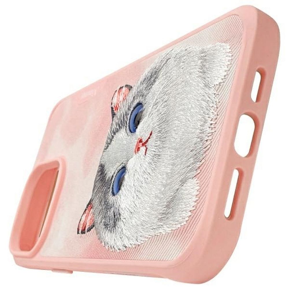 NIMMY case BIG EYED PET 2.0 Cat for IPHONE 15 Pro pink