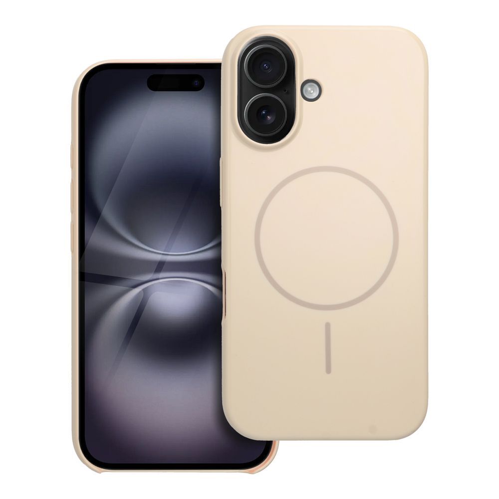 Glossy Mag Cover compatible with MagSafe for IPHONE 16 white