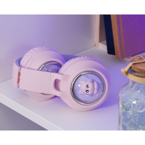 HOCO wireless headphones bluetooth W50 pink