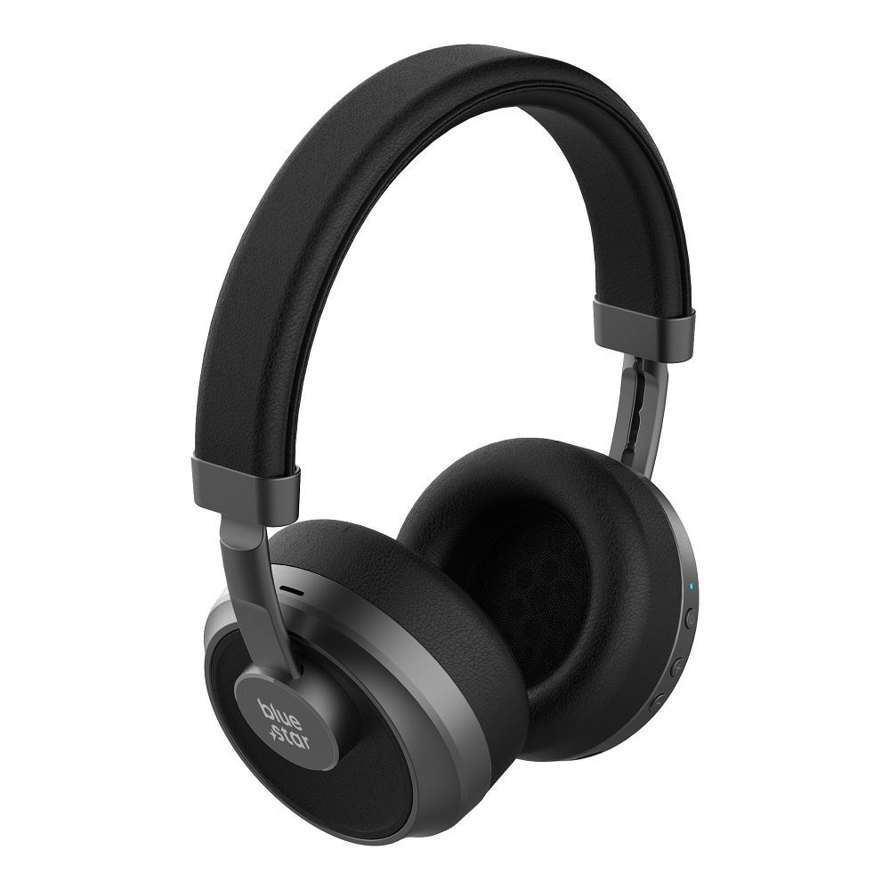 3dcf48fbaa48fc4b047080e8a95c0fe6 Wireless on ear headphones Blue Star BH02 black