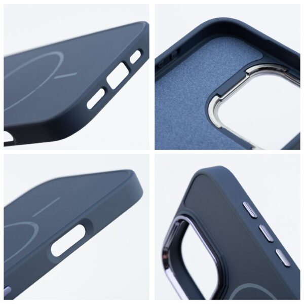 FRAME MAG COVER Case compatible with MagSafe for IPHONE 17 PRO MAX navy blue