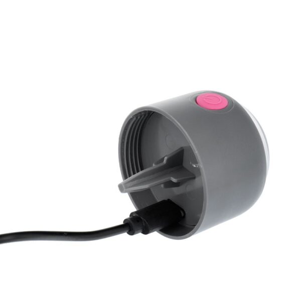 Dog excrement bag dispenser with carabiner and flashlight LLFG24033 blue