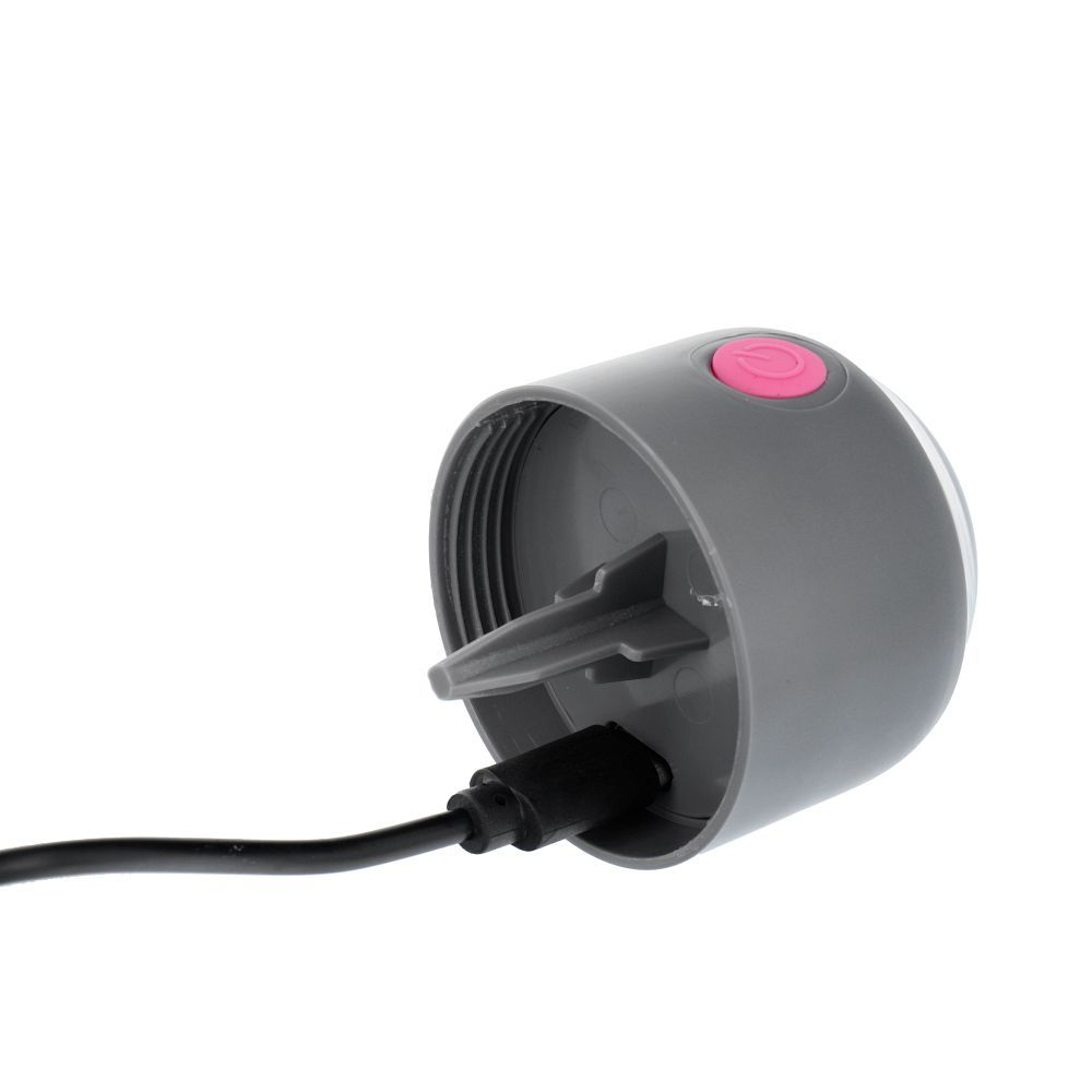 Dog excrement bag dispenser with carabiner and flashlight LLFG24033 blue