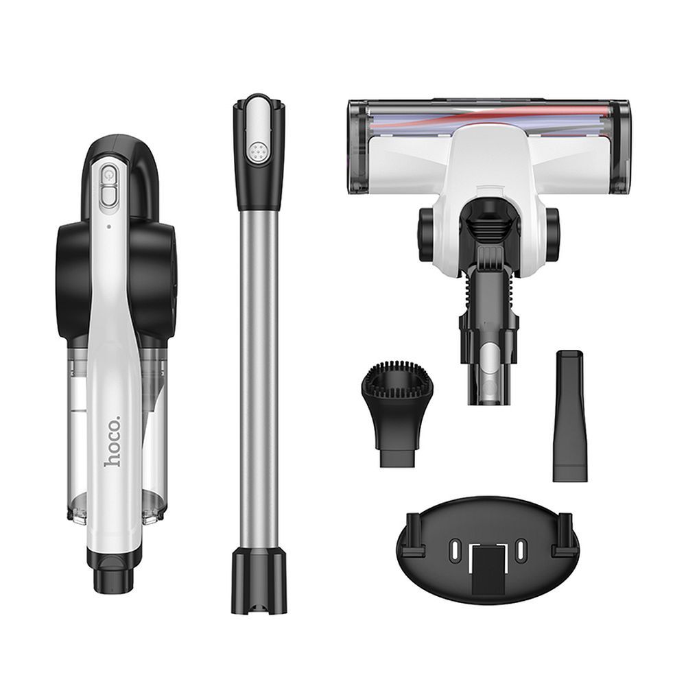 400a386e02a37b584be01a2f787e16c4 Wireless upright vacuum cleaner Hoco with brush HY11 white
