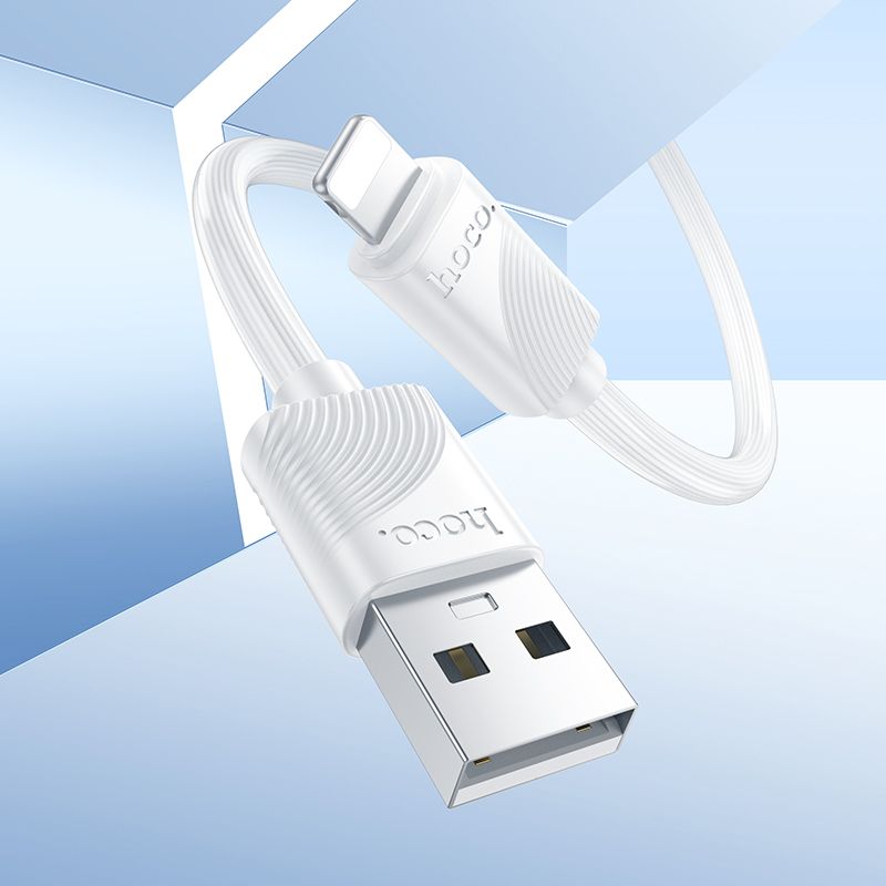 HOCO cable USB A to Lightning 2,4 A X114 1 m white