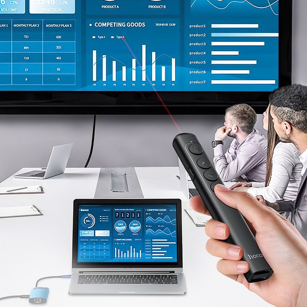 Wireless laser presenter Hoco bluetooth GM200 black