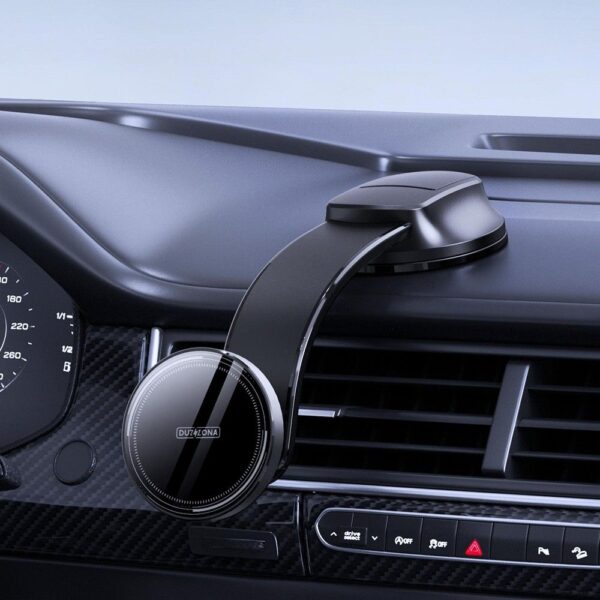 DUZZONA V3 - Dashboard Car Holder with Magnetic Wireless Charger 15W (Compatible with MagSafe)