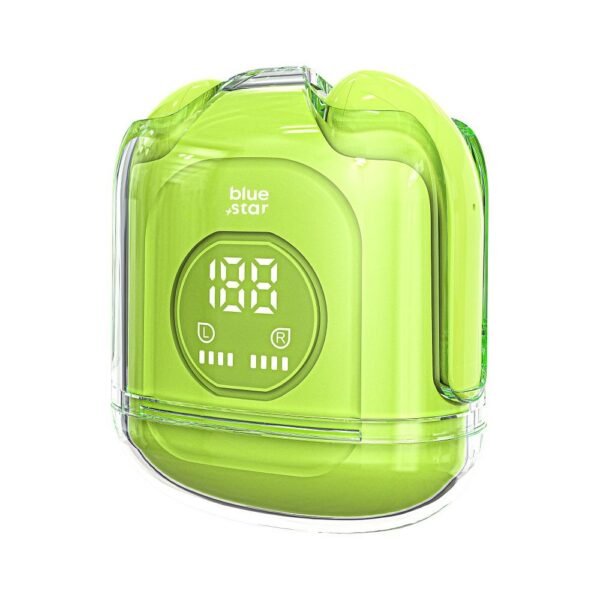 437439d18ae9566484945dbc254429a6 Wireless earbuds Blue Star Transparency Fi22 TWS green