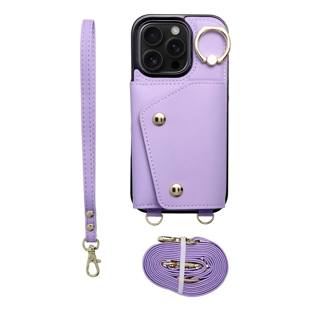 439451cb4b9a7fcf388a3ee6f80a35b2 Wallet Case WONDER for IPHONE 16 PRO lilac