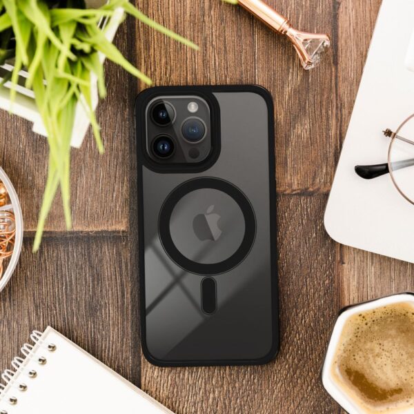 COLOR EDGE MAG COVER case compatible with MagSafe for SAMSUNG A17 black