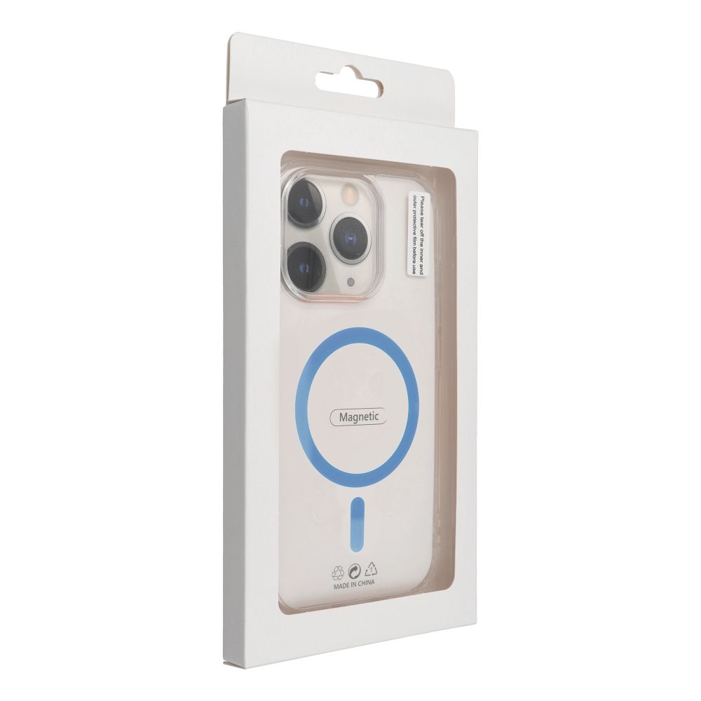 45238b6f8e6103d8f5f735aba85d22ae Drop Glue Colorful Ring Mag Cover compatible with MagSafe for IPHONE 12 PRO MAX light blue