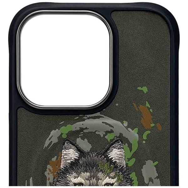 45aa0bcd547648a7e15b0fbad6802021 NIMMY case WOLF compatible with MagSafe for IPHONE 16 Pro Max dark gray