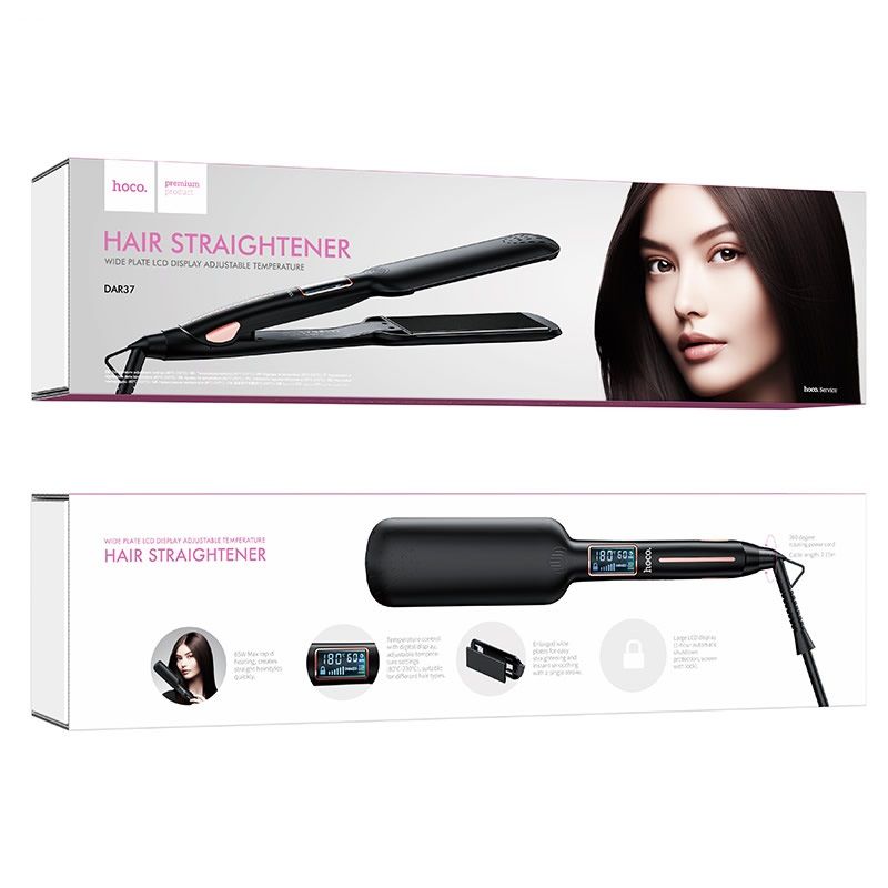 46c0cd6257bf61bd6ad61450c1022c4d Hair straightener Hoco DAR37 black