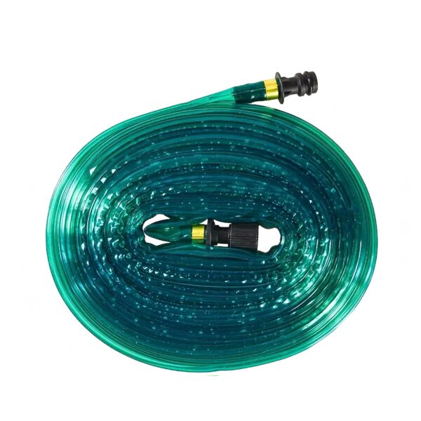Garden hose sprinkler with quick connectors 4,5 m RC-K-1473 green