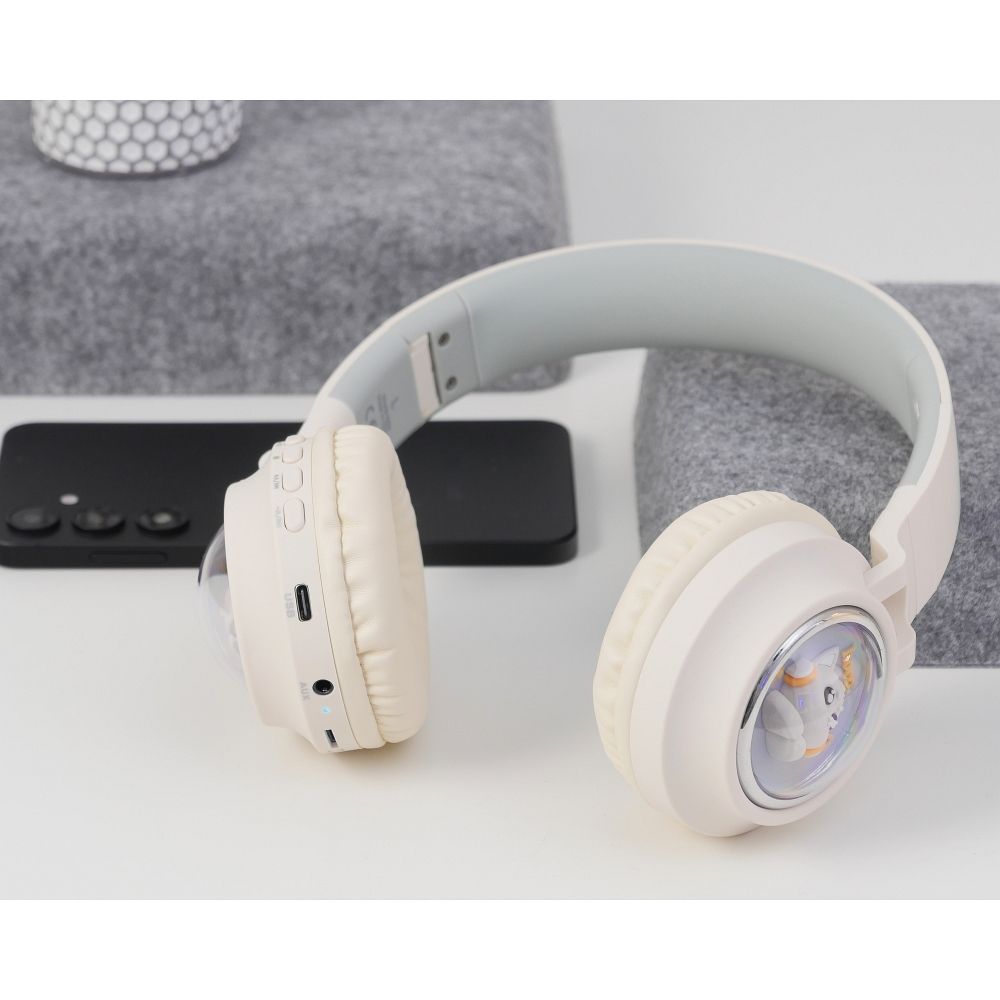 HOCO wireless headphones bluetooth W50 milky white