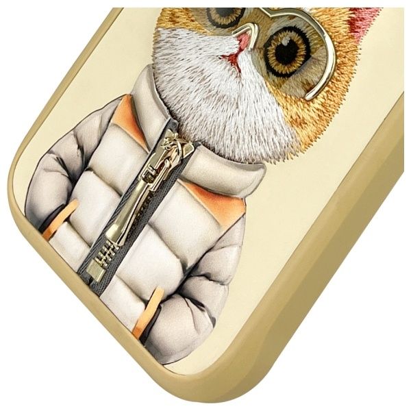 4a103360b5be231b12b786106136f2c6 NIMMY case COOL&CUTE 2.0 Cat for IPHONE 16 Pro Max khaki