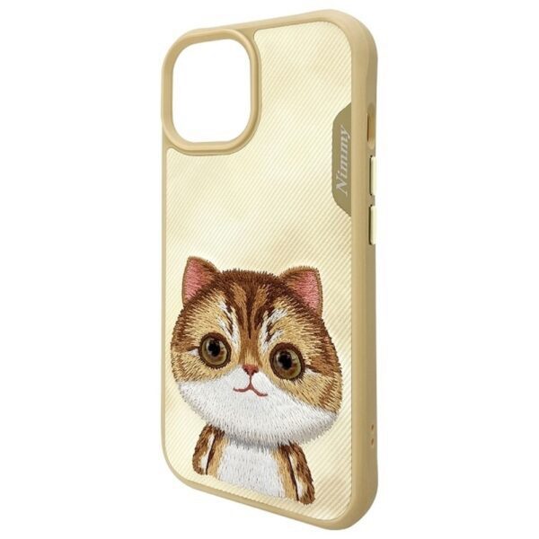 4aa77c7f9a0f2b5fb1324ff6657155e0 NIMMY case BIG EYED PET 2.0 Cat for IPHONE 15 khaki