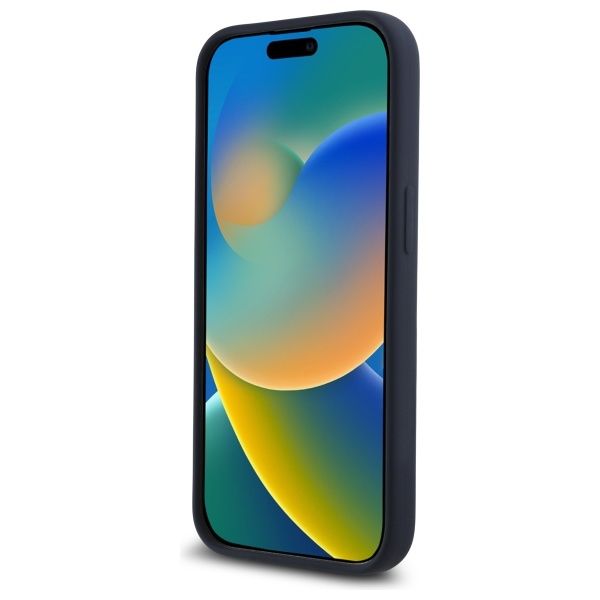 RED BULL case for IPHONE 15 Pro Max compatible with MagSafe RBHMP15X24SIOLRV (Silicone Oversize Vertical Logo) navy