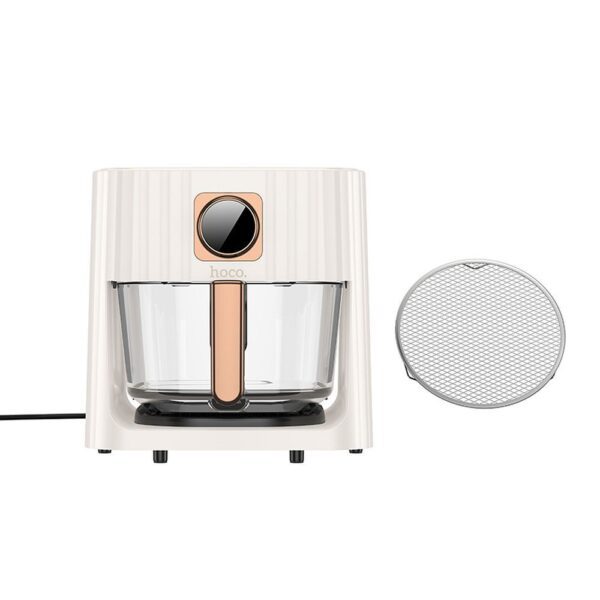 4c9830d263fdd349f34d59c5f9134446 Air Fryer Hoco with touch screen 4,5L 1100W HE22 white
