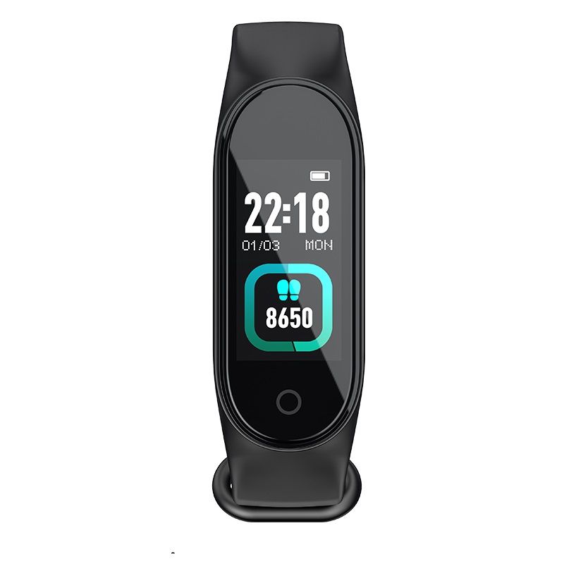 4dd76b9318321e9f1bd7df51dd4f5c7f Smart sport bracelet Hoco GA08 black