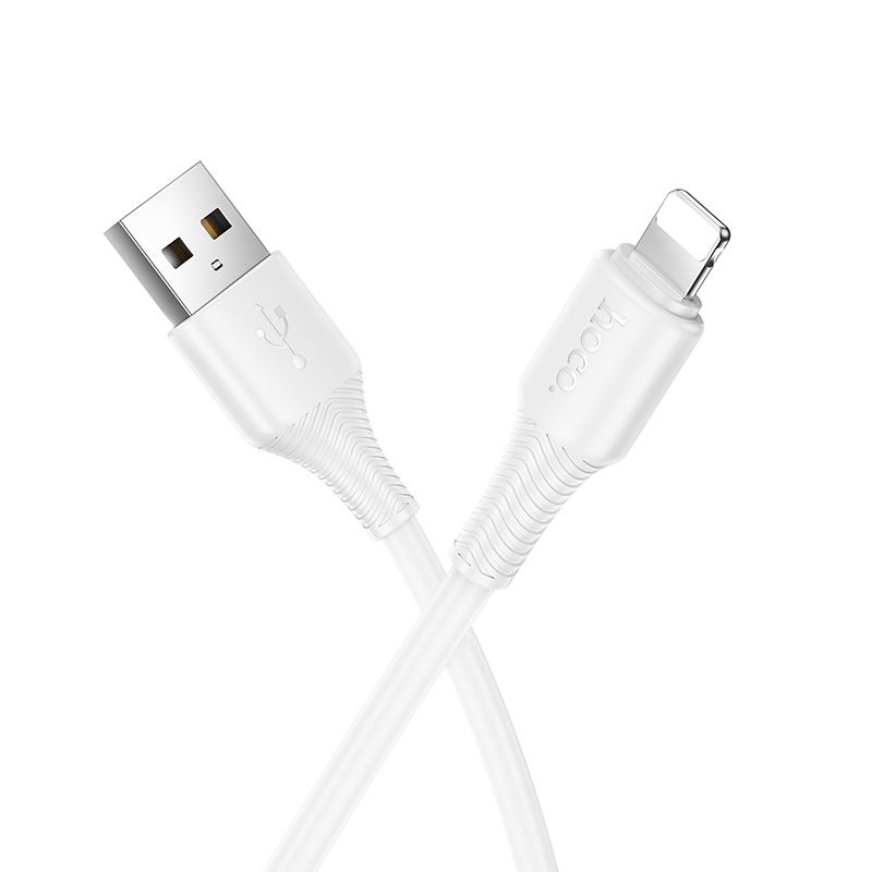 Cable USB C to Lightning Hoco PD 27W 1 m X120 white