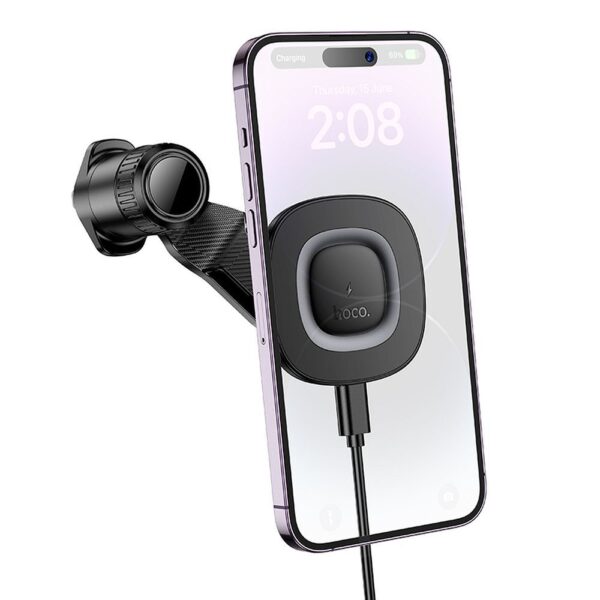 Car phone holder induction Hoco 15W air outlet HW30 black