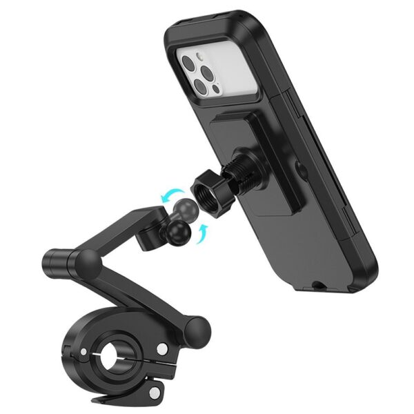 Phone holder for bike / motorcycle Hoco CA101 black
