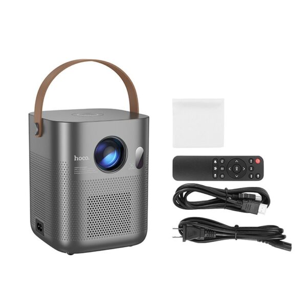 Projector HD Ready Hoco with Android software Wi-Fi Bluetooth 720P DT4 gray